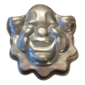 Wilton Cake Pan Lot Happy Birthday Bowling Pins Pumpkin Clown Ring VTG 70s